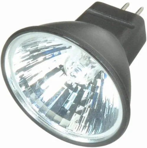 Vista 3 de Satco S4170 - Bombilla halógena MR11 de 20 W, base GZ4, 12 voltios, parte trasera plateada, patrón de 30 haz, sin rayos ultravioleta nocivos