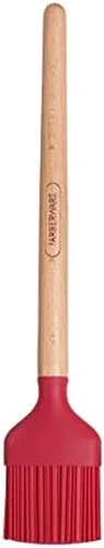 Vista 8 de Farberware 5216385 - Espátula profesional de silicona resistente al calor con mango de madera, segura para utensilios de cocina antiadherentes