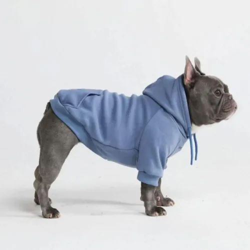 Vista 55 de Spark Paws Sudadera con capucha para perro, suéter de primera calidad para perros pequeños, medianos y grandes Trajes cálidos para bulldogs