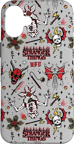 Vista 23 de Stranger Things Demogorgon Hellfire Club - Funda con patrón para iPhone 17