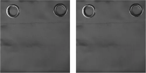 Vista 4 de MDS - Paneles de cortinas opacas para ventana, armarios de puertas de dormitorio, ojales sólidos en la parte superior, con aislamiento térmico