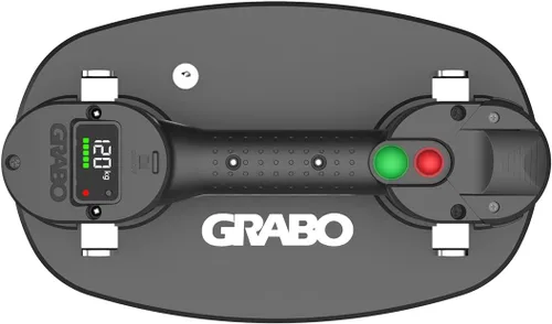 Vista 7 de GRABO Levantador de ventosa al vacío eléctrico profesional de 375 libras de carga máxima para paneles de yeso de madera, herramienta de elevación