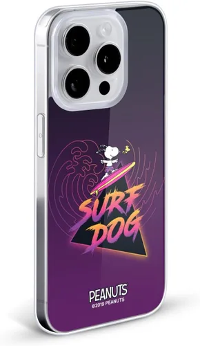 Vista 37 de Head Case Designs Peanuts Tropical Surf Snoopy Aloha Disco Gel Funda con licencia oficial [protección de grado militar] compatible con Apple iPhone