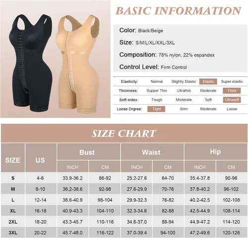 Vista 6 de Prendas moldeadoras postparto BBL etapa 2 para mujer