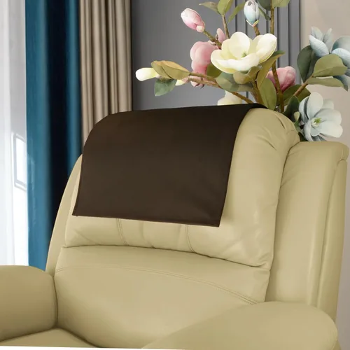 Vista 14 de Funda Antideslizante para Reposacabezas de Fundas de Muebles, Protector de Reposacabezas de Piel Sintética para Silla Reclinable, Funda Protectora