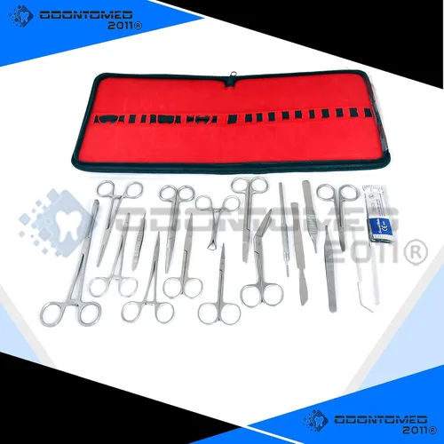 Vista 5 de OdontoMed2011® ESTUDIANTE DE ANATOMÍA DE LABORATORIO DE BIOLOGÍA DE GRADO PREMIUM DE 48 PCS O.R CON CUCHILLA DE ESCALPEL ODM