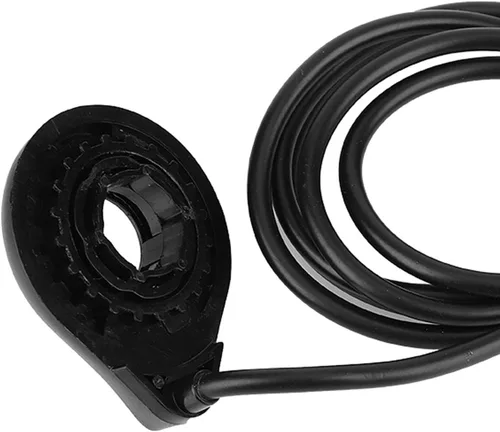 Vista 7 de Estink Sensor de asistencia de pedal, negro ABS eléctrico Pedal Assist 12 Imanes Asistente Sensor de velocidad Sistema de accionamiento eléctrico E