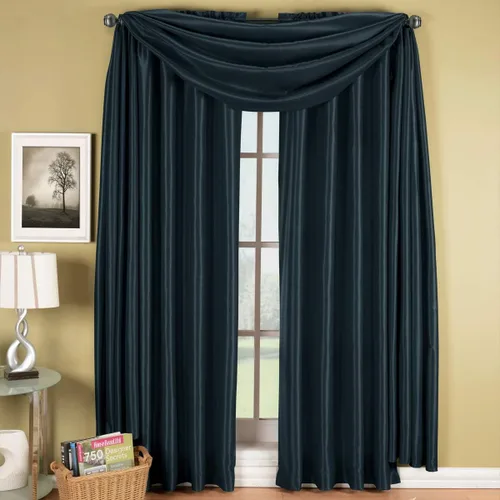 Vista 7 de sheetsnthings Juego de tratamiento de ventana de 3 piezas: Soho- Par de paneles blancos sólidos (84 pulgadas de ancho x 108 pulgadas de largo)