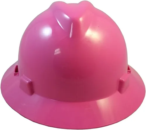 Vista 3 de MSA V-Gard - Sombreros de ala completa con suspensiones FasTrac III con práctica bolsa de mano