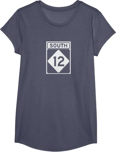 Vista 14 de Highway 12 South NC Outer Banks North Carolina Hwy - Camiseta, Negro, S