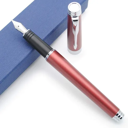 Vista 2 de JINHAO 997 - Pluma estilográfica de lujo (punta fina, color rojo)