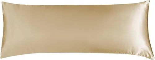 Vista 42 de Juego de 2 fundas de almohada de seda satinada de lujo para cabello y piel, fundas de almohada de satén con cierre de cremallera (estándar