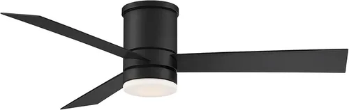 Vista 16 de Axis Smart - Ventilador de techo empotrado de 3 aspas para interiores y exteriores, 52 pulgadas, bronce con kit de luz LED de 2700 K y control