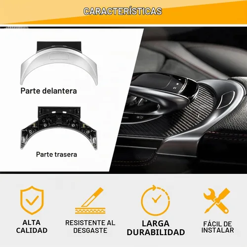 Vista 4 de Botón de liberación del interruptor de la cubierta del reposabrazos del centro de la consola delantera Compatible con Mercedes-Benz Clase C