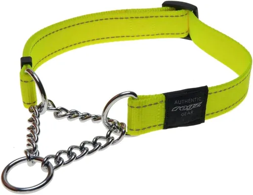 Vista 12 de Rogz Utility - Collar de perro de medio cheque reflectante de 1 pulgada, color naranja