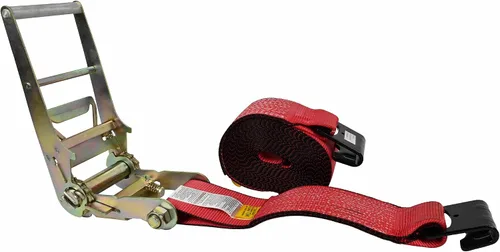 Vista 17 de Mytee Products Correas de trinquete de gancho plano de 4 pulgadas, correas de amarre de trinquete resistentes de 4 x 20 pies con ganchos planos