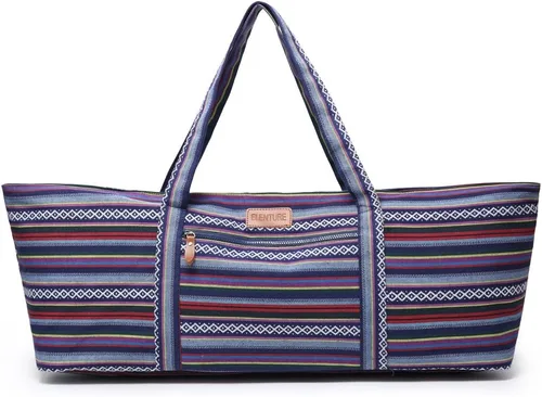 Vista 10 de Bolsa grande para esterilla de yoga para mujeres y hombres, bolsa de gimnasio para viajes, pilates, oficina, playa, entrenamiento, con correa