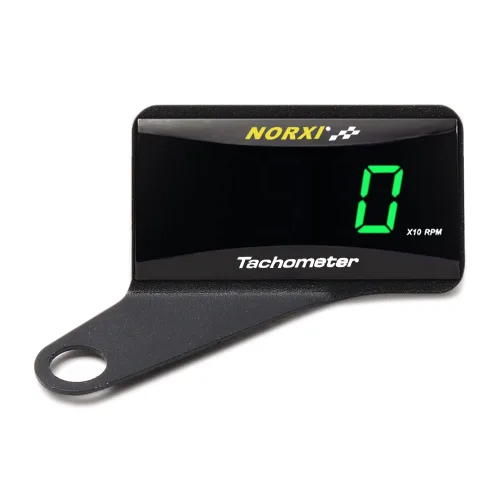 Vista 14 de Taquímetro Digital Universal Medidor RPM para Motocicleta y Auto, Impermeable, Electrónico (Azul)