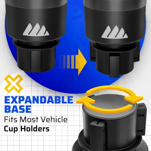 Vista 10 de Integral Expansor de portavasos de coche para Hydro Flask y botellas