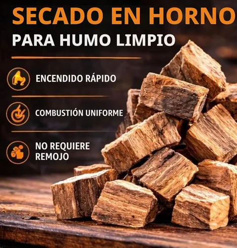 Vista 8 de Trozos de madera de manzana, 10 libras para ahumar y asar a la parrilla