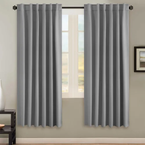 Vista 101 de H.VERSAILTEX Cortinas Opacas con Aislamiento Térmico, Paneles de Tratamiento de Ventanas que Oscurecen la Habitación, Cortinas Opacas para Sala