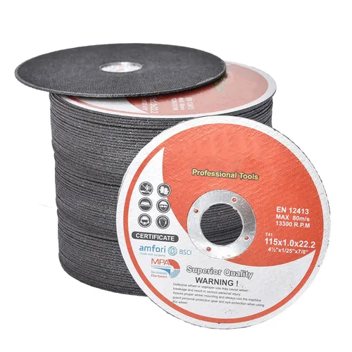 Vista 8 de WFLNHB Paquete de 100 ruedas cortadas de metal y acero inoxidable de 4 pulgadas x 0.040 pulgadas x 5/8 pulgadas, aptas para amoladoras angulares