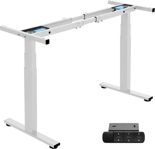 Vista 9 de TOPSKY - Marco de escritorio de pie con motor dual de 3 etapas, capacidad de 300 libras