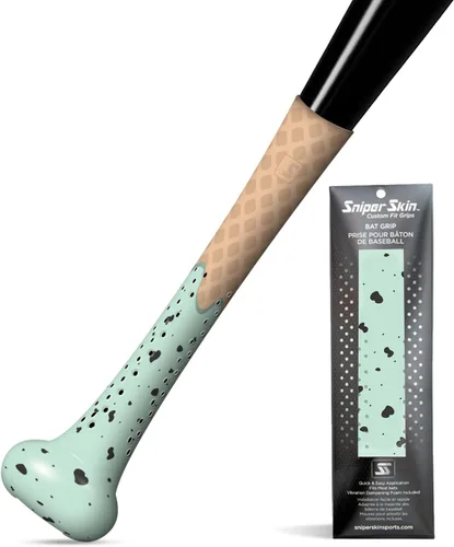Vista 15 de SNIPER SKIN Baseball & Softball Bat Grip - Replacement Bat Grip Wrap - Easy to Install, Strong, Waterproof, Tacked for Performance Sombra negra