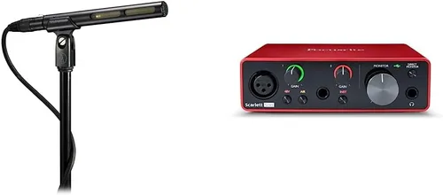 Vista 5 de Audio-Technica AT875R línea + micrófono condensador de gradiente.