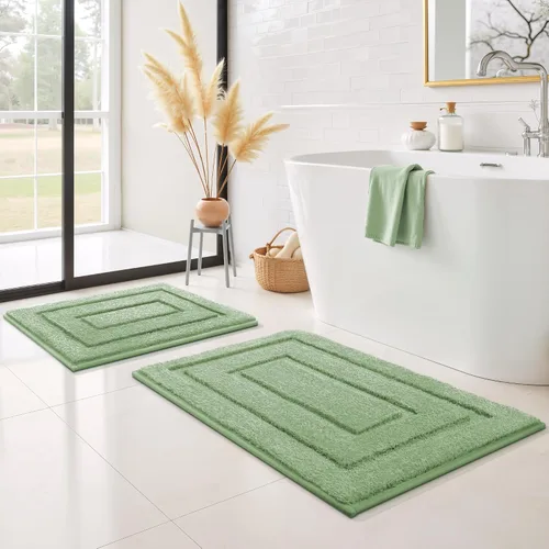 Vista 19 de GRANNY SAYS Alfombra de baño azul bebé de 16 x 24 pulgadas, alfombrilla