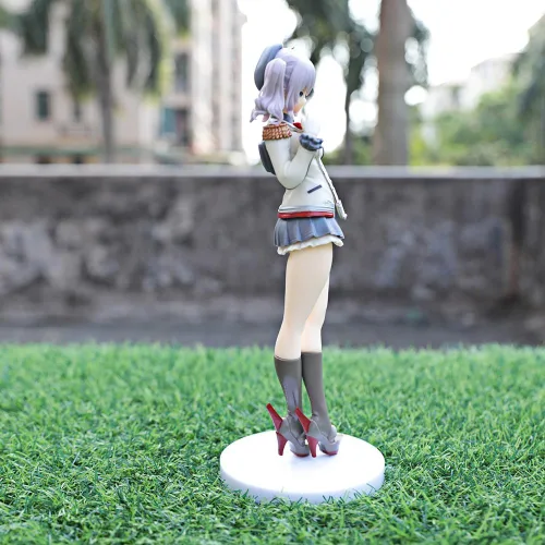 Vista 2 de Kashima Figura Anime Manga Girl JK Versión Uniformada Modelo Péndulo Figura Figura de Acción para Niñas