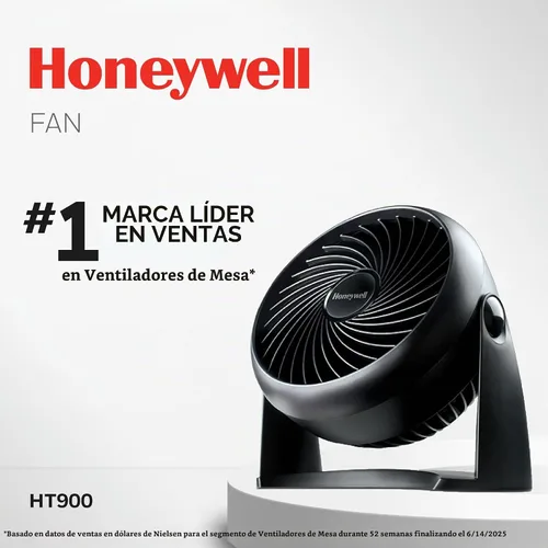 Vista 2 de Honeywell Ventilador Turboforce, Ht-900, 11 pulgadas Ventilador personal silencioso para el hogar u oficina, 3 velocidades, cabezal giratorio