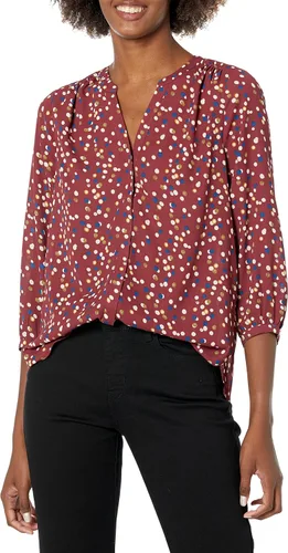 Vista 34 de Blusa petite para mujer con manga 3/4 de la marca NYDJ Alicia Glen