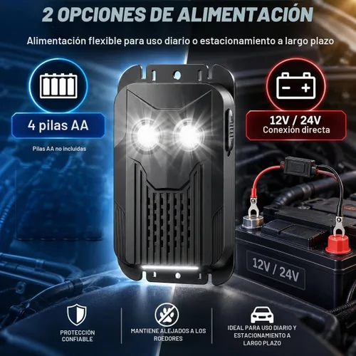 Vista 3 de Paquete de 2 repelentes de roedores para motores de automóviles, repelente