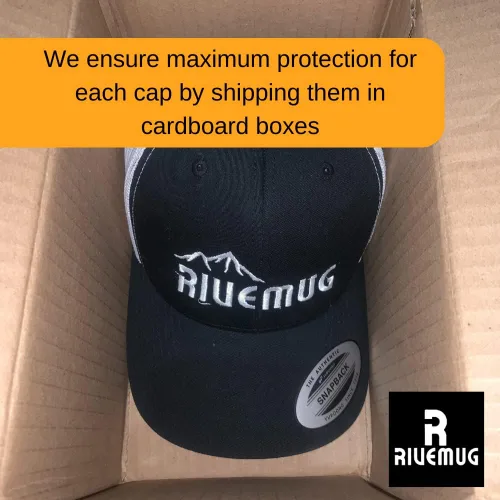 Vista 4 de Amarillo Western Rodeo Trucker Hat Cowboy Mid Crown Curved Bill Ranch Cap