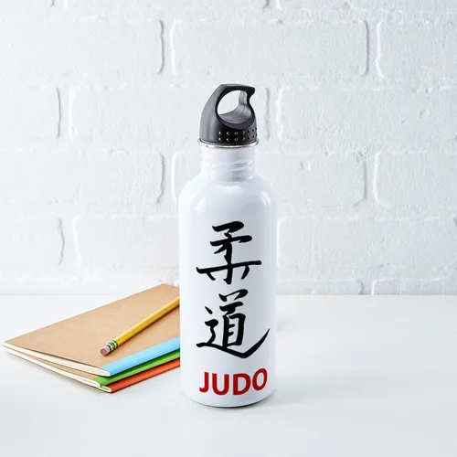 Vista 5 de CafePress Judo - Botella de agua de acero inoxidable, 1 botella de agua de acero inoxidable de 34 onzas