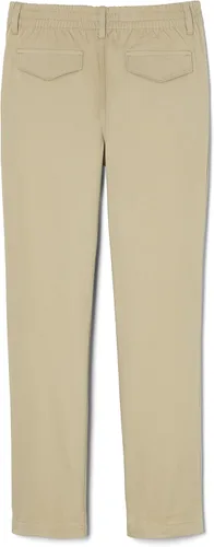Vista 5 de French Toast Girls' Pull-On Straight Fit Stretch Twill Pant Caqui