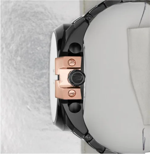 Vista 5 de Diesel Mega Chief cronógrafo reloj de acero inoxidable - negro