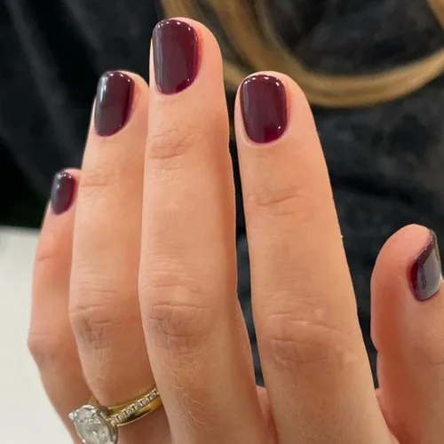 Vista 19 de Uñas postizas cuadradas a presión, uñas postizas cortas de cobertura completa, uñas postizas aurora, uñas acrílicas brillantes con pegamento, uñas 2