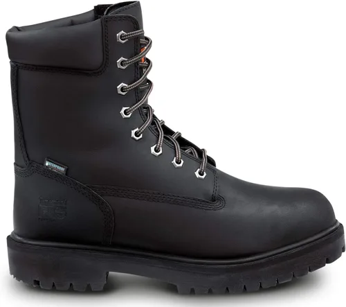Vista 2 de Timberland PRO 8IN para hombre, puntera de acero, EH, MaxTrax antideslizante, bota WP