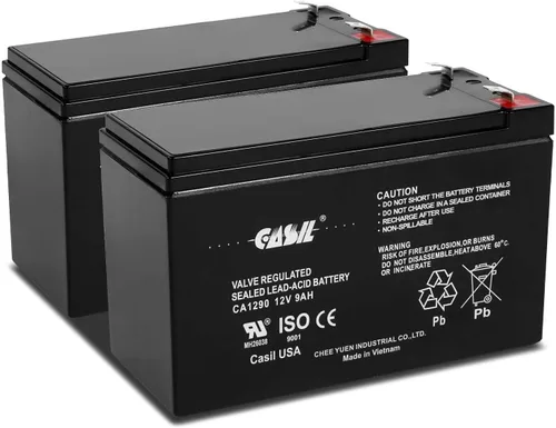 Vista 8 de Casil Batería de repuesto de 12V 3.3Ah para Amstron AP1232 AP-1234 AP123 APC Back-UPS ES 350 ES BE325-CN/B ES BE350C / BE3 UPS ES350 BE350R BP3-12