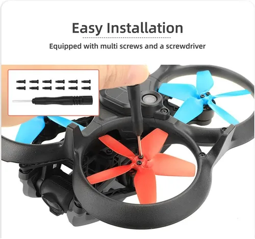 Vista 3 de Avata Drone 2925S Hélices 4 pares de accesorios de cuchilla de repuesto para DJI Avata Drone ventiladores de ala de peso ligero con tornillo RC