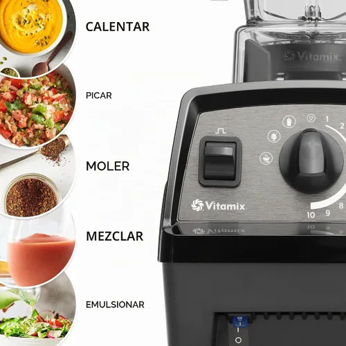 Vista 3 de Vitamix Licuadora Propel 510 con libro de cocina Simply Smoothies, 3 programas preestablecidos de mezcla, grado profesional, contenedor de 48 onzas