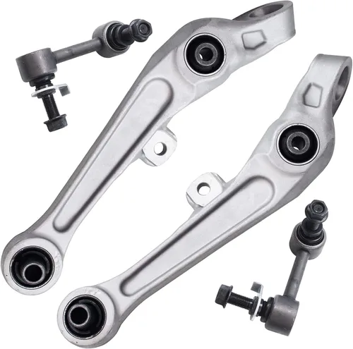 Vista 182 de Detroit Axle - 4 piezas de brazos de control traseros para Ford C-Max, Focus, Mazda 3 5, Volvo C30, C70, S40, V50, 4 brazos de control superiores e