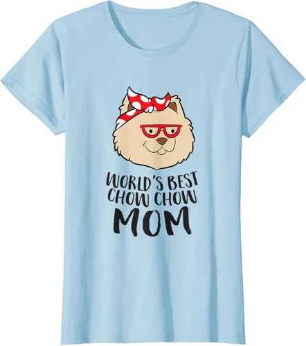 Vista 4 de World's Best Chow Chow mamá lindo Chow Chow perro mamá camiseta Blanco