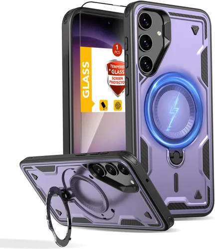 Vista 137 de Funda magnética para Google Pixel 9A compatible con cargador inalámbrico MagSafe, para Pixel 9A, funda de teléfono integrada de 360 °, con 2