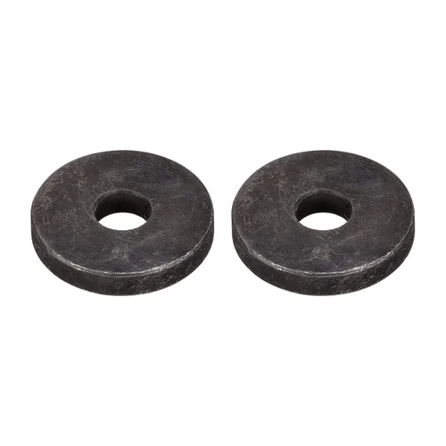 Vista 43 de Uxcell Arandela plana de acero al carbono para pernos M8, 10 piezas M8 x 16 x 1.5mm, aleación de acero negro oxidado de grado 8.8, sujetadores