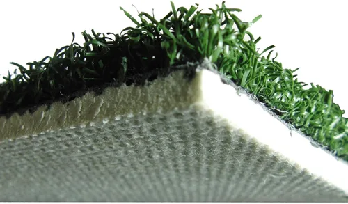Vista 2 de Esterilla de bateo de béisbol/sóftbol de 12' X 6' premium en verde con placa pintada