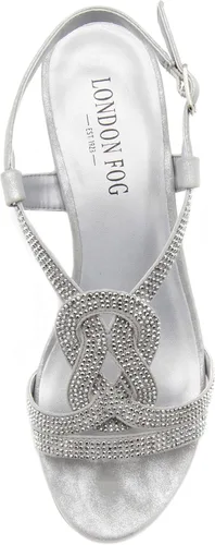 Vista 9 de LONDON FOG Sandalias de vestir Macey de cuña media para mujer