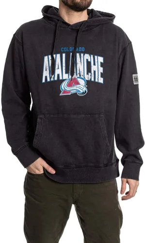 Vista 18 de Calhoun NHL Sudadera con capucha unisex Acid Wash - Sudadera de forro polar vintage para fanáticos